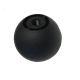 bolknop 50mm met gat voor kabel