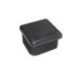 zwarte vierkante insteekdop 30x30mm