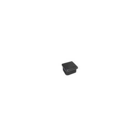 zwarte vierkante insteekdop 30x30mm