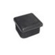 zwarte vierkante insteekdop 30x30mm