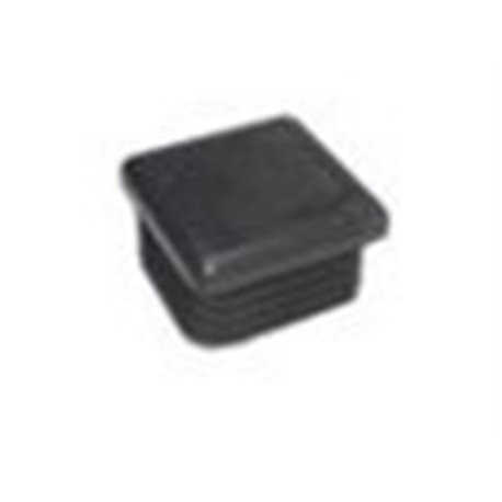 zwarte vierkante insteekdop 30x30mm